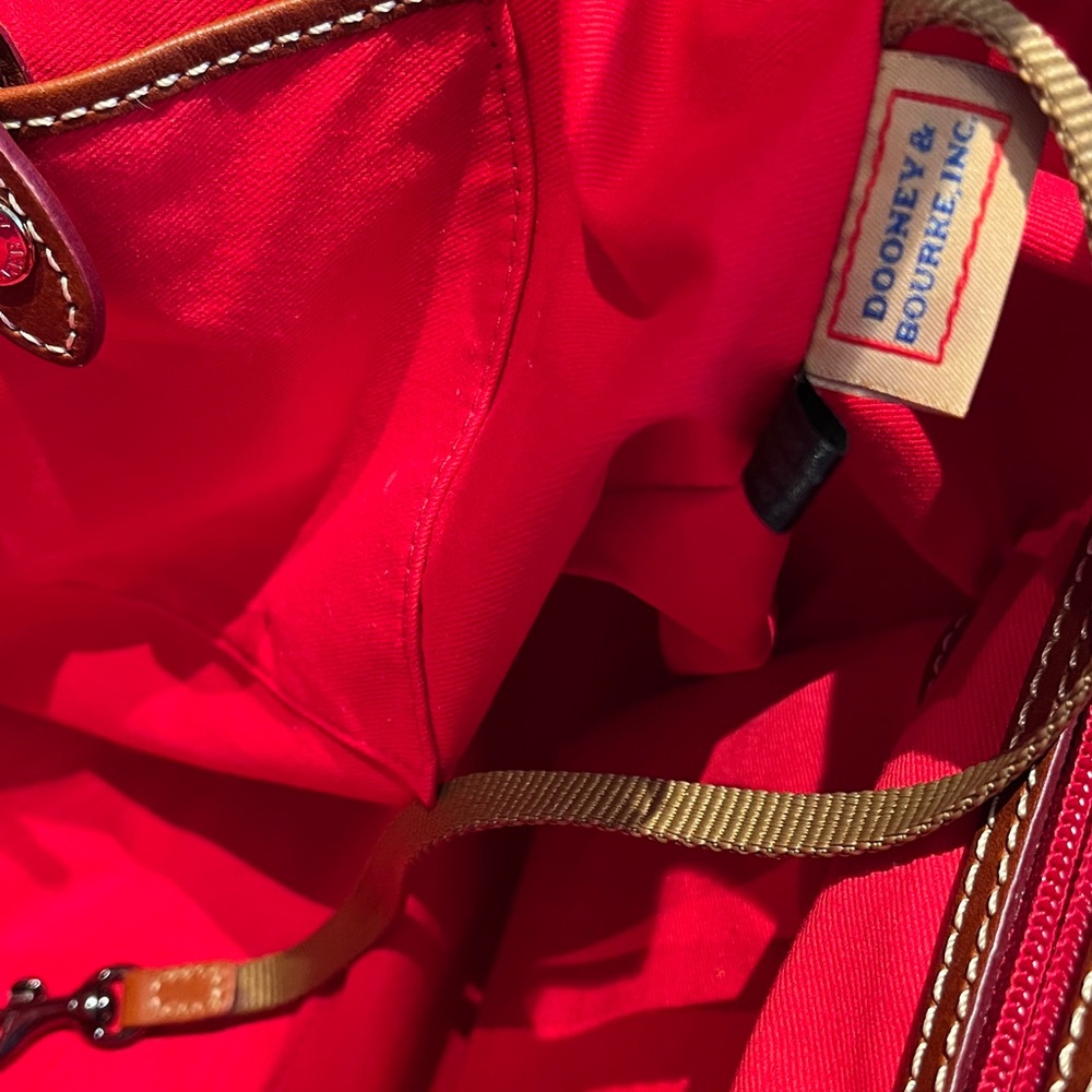 DOONEY & BOURKE PINK SUEDE PURSE - Picture 9 of 16